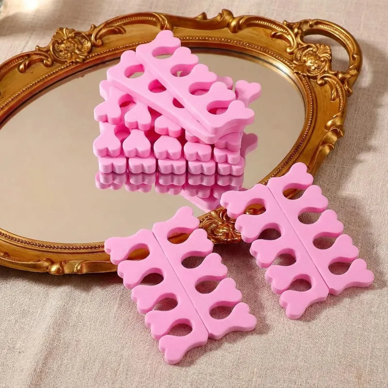20 Pack Sponge Toe Separators, Toe Separators Set/Soft Foam Toe Separator, Flexible Toe Spacers for Pedicures Toe Dividers for Women Nail Art Pedicure Manicure (3.94×1.38”)