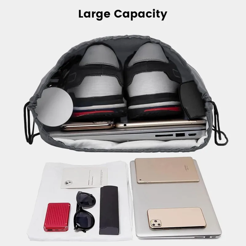 100 Pcs Drawstring Bags Bulk – Lightweight Drawstring Backpack, Cinch Bag for Party Sport Gym Trip Gift – 20 Colors