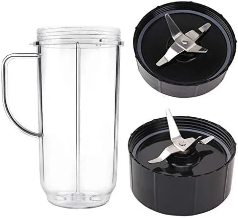 2X Cross blade with replacement 22oz cup for 250w Magic bullet MB1001 Blender