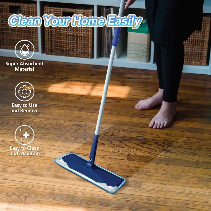 3 Pack Microiber Mop Pads Replacement or Wet/Dry Mop loor Cleaning Reusable Mop Pads Reills or Spray loor Mops Compatible with Bona loor Care System and Any Microiber lat Spray Mop