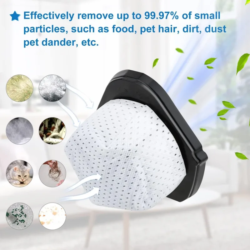 6 Pack Dust Cup ilters Replacement or Shark Cordless Handheld Vacuum SV780 SV75Z SV728N SV726N, Replacement Part# X769, XSB726N