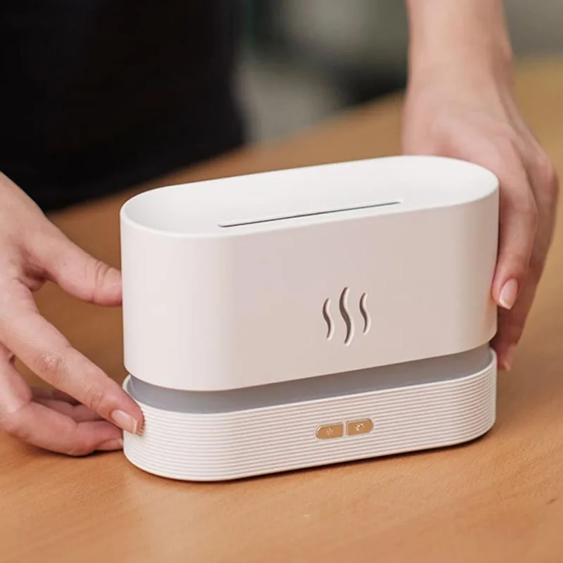 3D Flame Oil Diffuser Air Humidifier Noiseless Mist Aroma Diffuser 3D Flame Oil Diffuser Air Humidifier Noiseless Mist Aroma Diffuser