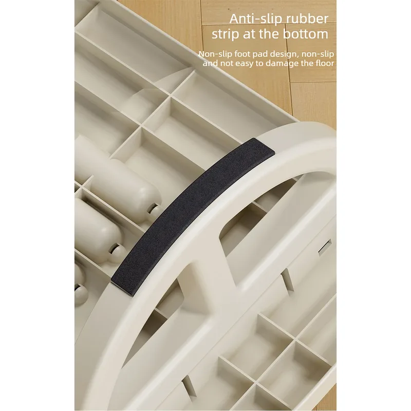 Office Footrest Stool – Rocking Version – white