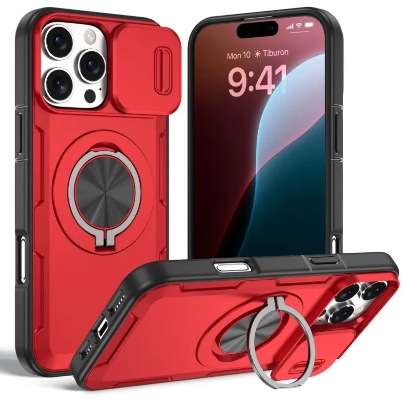 2-in-1 Magnetic Sliding Lens Case for iPhone 16 Pro 2-in-1 Magnetic Sliding Lens Case for iPhone 16 Pro