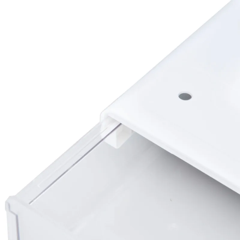 Acrylic Drawer Storage Concealed Acrylic Drawer Storage Holder with 3 Pastes for Home OfficeL