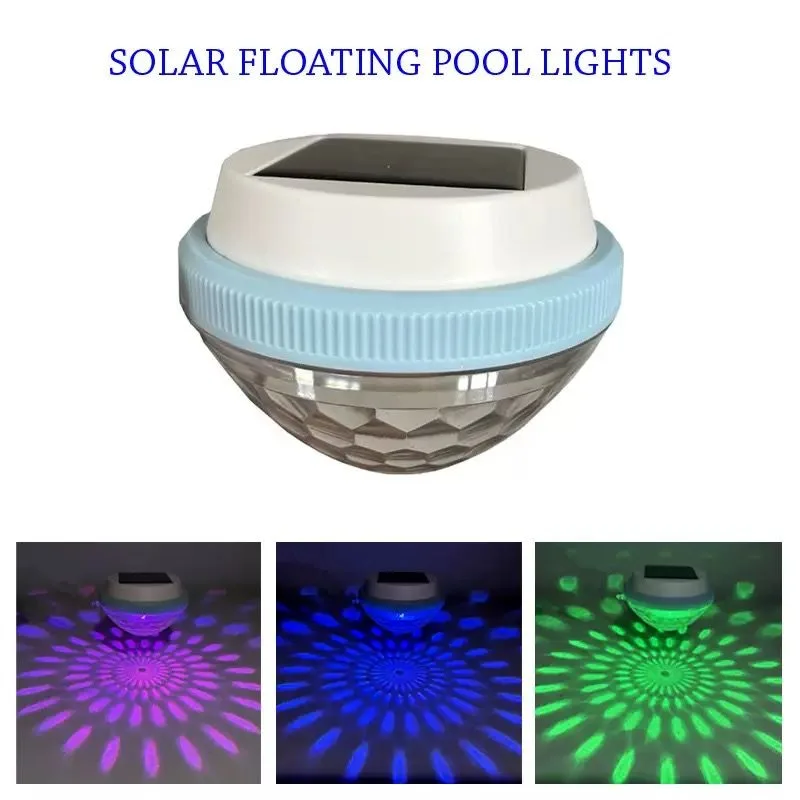Solar Floating Pool Lights with Multicolor Glow, Two Shape Options (Peach & Diamond), Automatic Day Charging Night Illumination, Waterproof Durable Design for Pools, Bathtubs, Fountains, Aquariums, and Spa Decorative Ambiance – 2PCS (Diamond Light Effect)