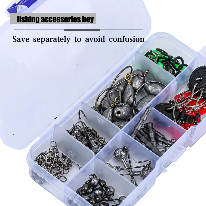 152-piece fishing hook accessory set