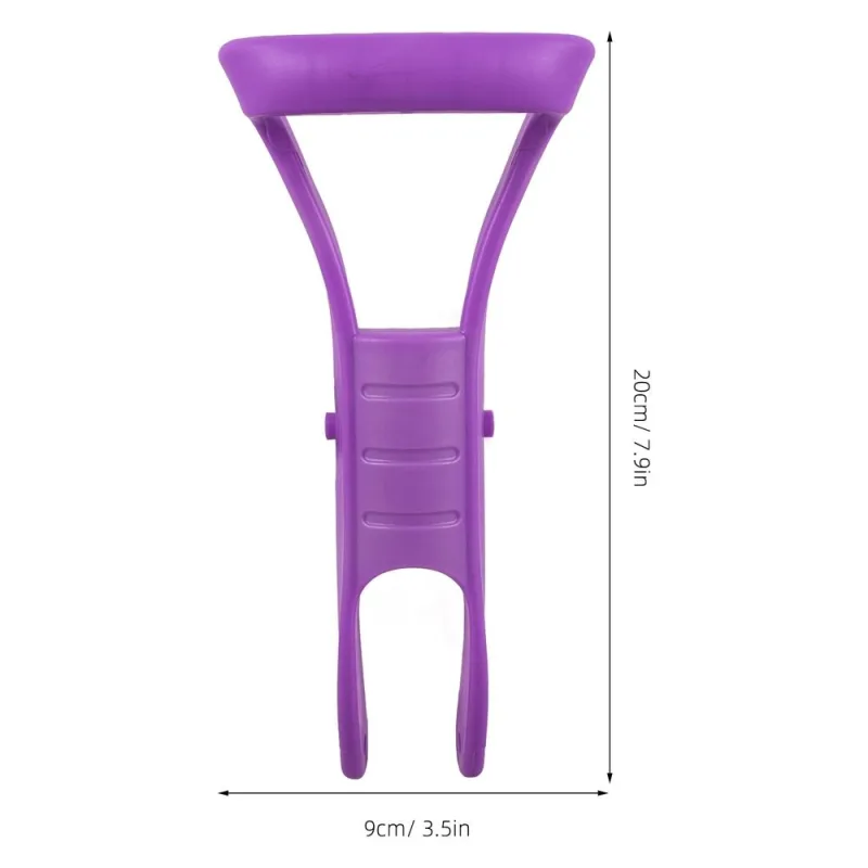 1 Set of Sponge Handle Plastic Violet Mop Handle for Squeezing Cleaning Purpose