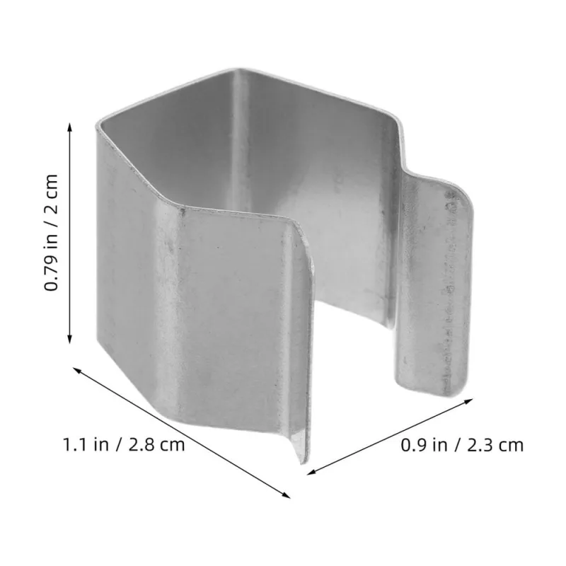 20Pcs Stainless Steel Window Screen Retainer Clips for Secure Home Screen Installation