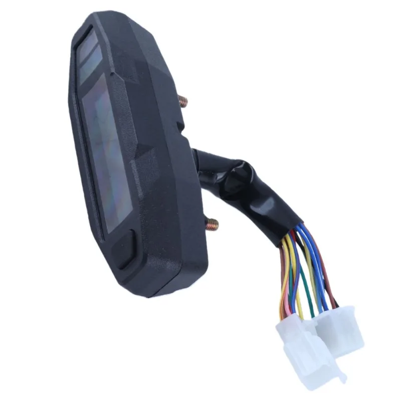 Fuel Gauge Speedometer, Odometer LED Fuel Level Gauge for Motorcycle