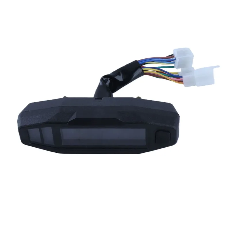 Fuel Gauge Speedometer, Odometer LED Fuel Level Gauge for Motorcycle