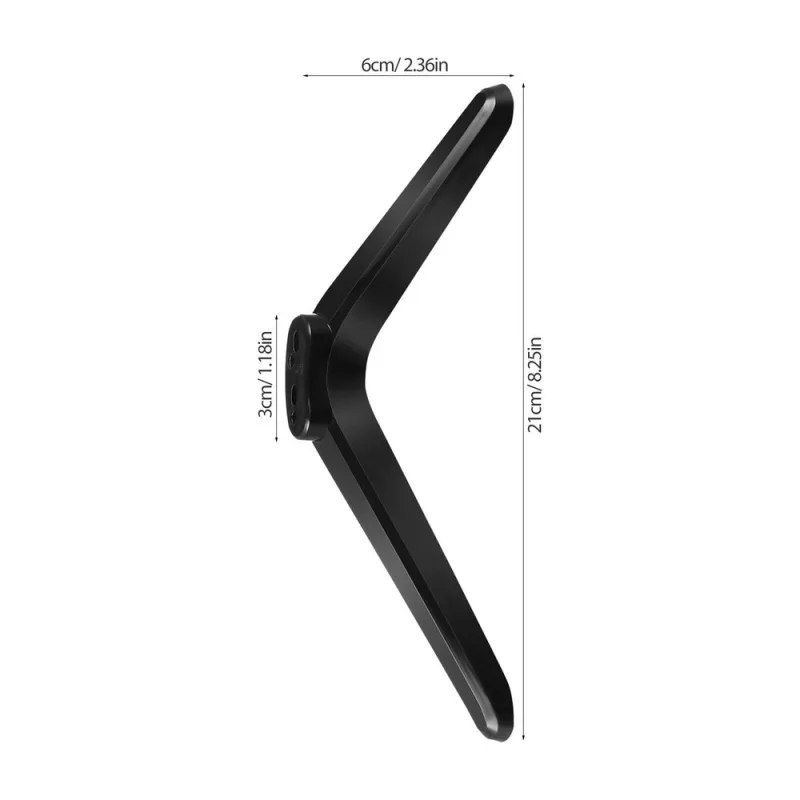 2Pcs TV Stand Mount – Durable Plastic, Non-Slip Base, Easy Install