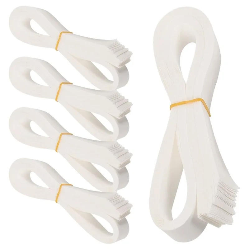 200Pcs Currency Paper Straps White Money Bands for Secure Organizing and Fixing Cash