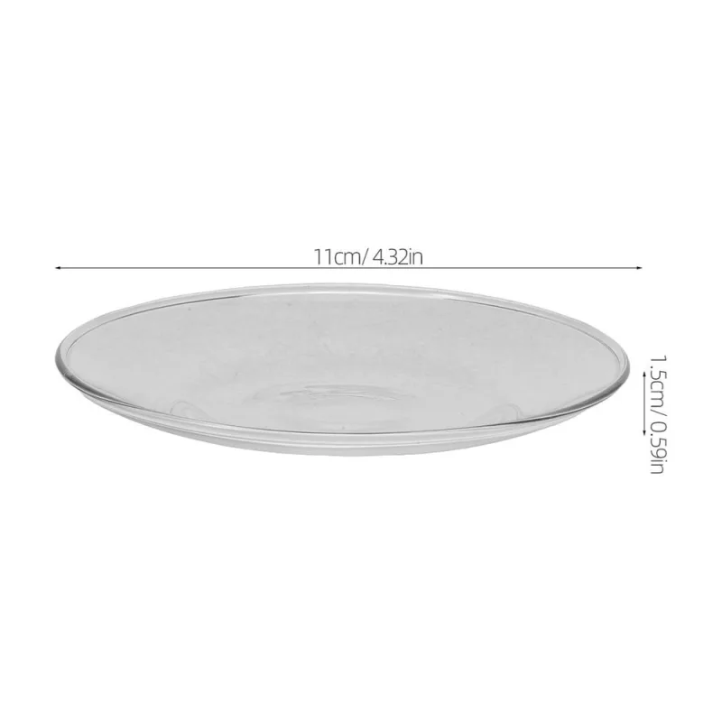 3Pcs Glass Wax Melter Plates for Candle Warmers with Even Heat Distribution
