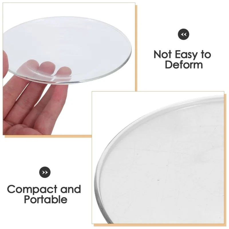 3Pcs Glass Wax Melter Plates for Candle Warmers with Even Heat Distribution