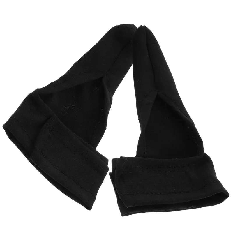 Compact Black Soft Bowling Thumb Sleeve Reusable Portable