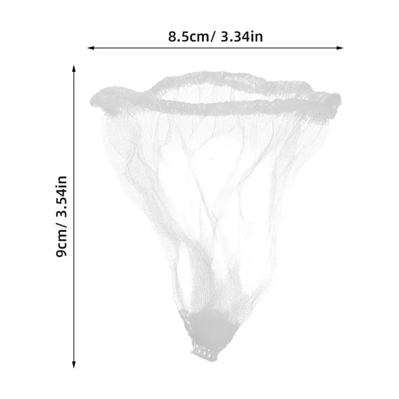 100Pcs Sink Strainer Mesh Bag Durable Elastic Filter for Kitchen
