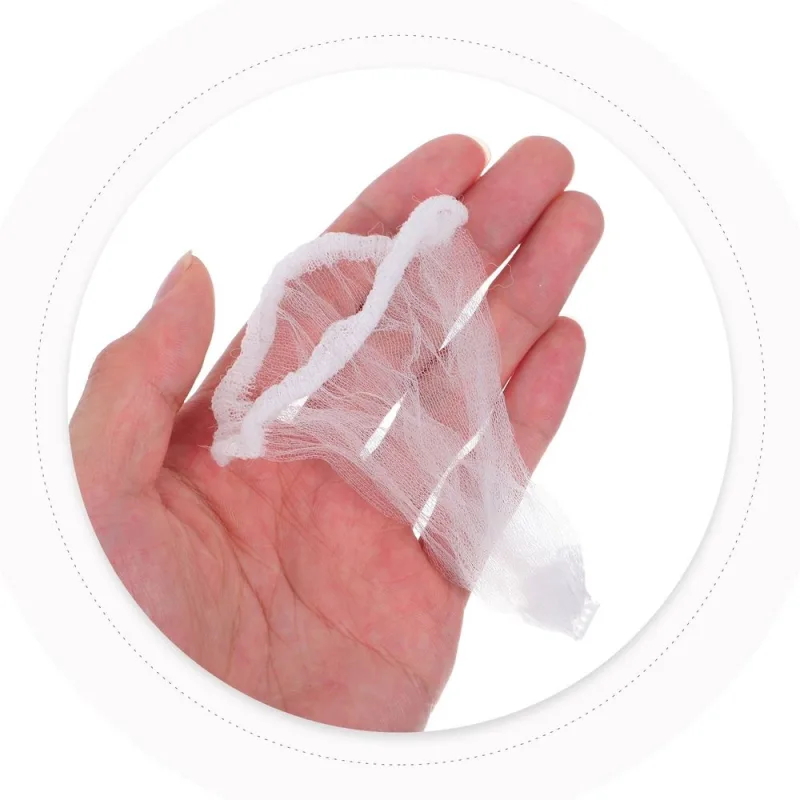 100Pcs Sink Strainer Mesh Bag Durable Elastic Filter for Kitchen
