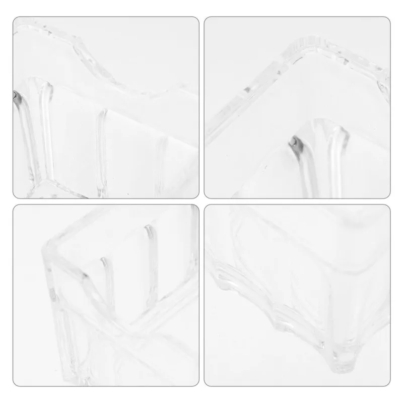 2-Pack Clear Acrylic Sugar Packet Holders, Storage Organizer for Office, Kitchen, and Home Use