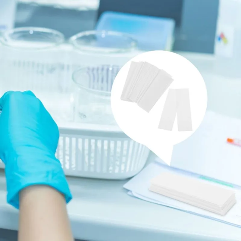 400 Pcs Absorbent Paper Experiments Filter Laboratory Strips Rectangle Blotting for Ink Dusting