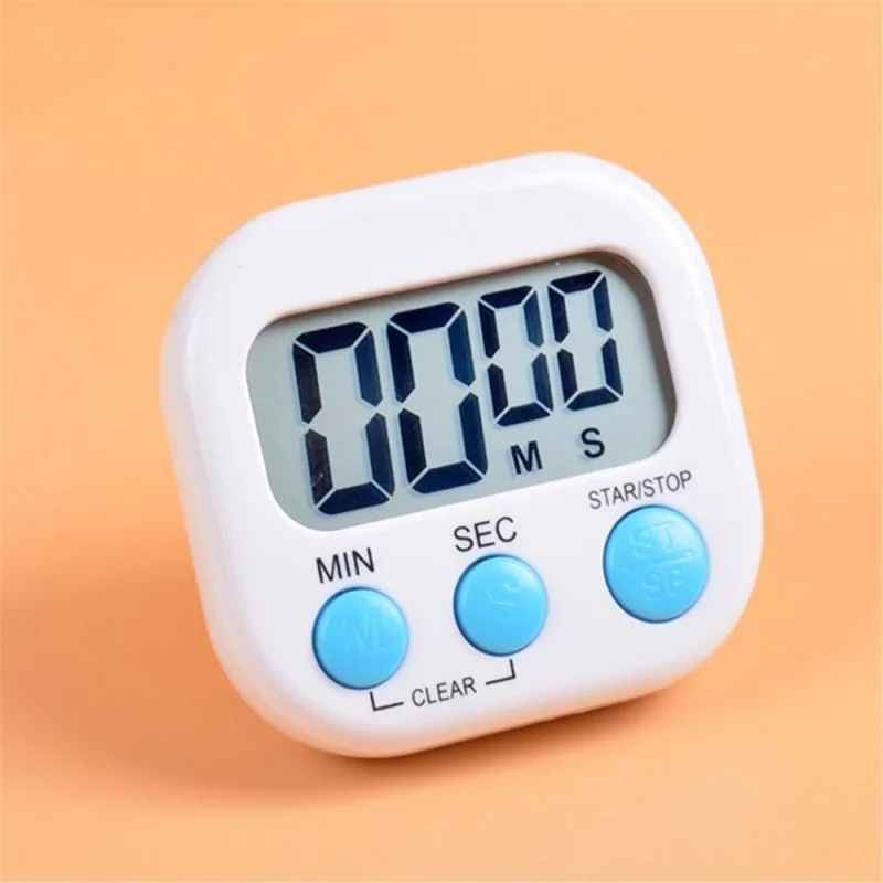 Clearance Digital Kitchen Timer with Count Up/Down – Magnetic Multi-Function Cooking Timer for Baking/Classroom/Workout (Loud Alarm & Clip On)