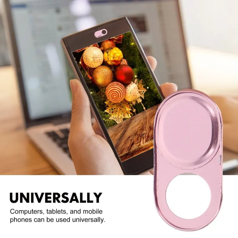 3Pcs Laptop Camera Slide Covers Durable Privacy Protection Golden Aluminum Alloy