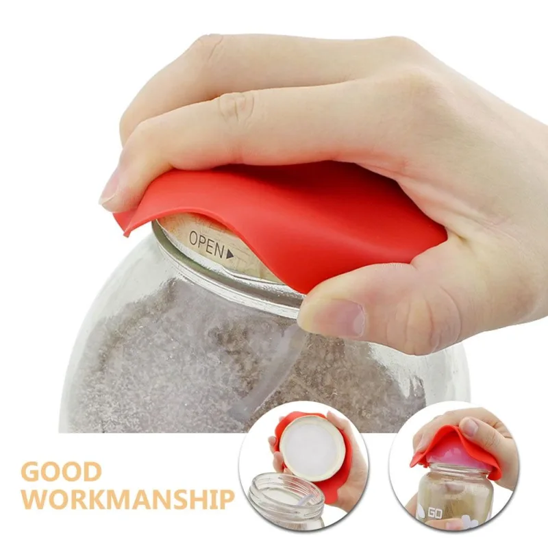 7-Piece Rubber Grip Opener Set for Kitchen and Home Use, Multi-Purpose Tool for Easy Jar and Bottle Opening