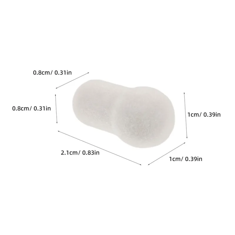 10Pcs White Touch Pen Replacement Felt Tips Compatible with Infrared Screens for Office