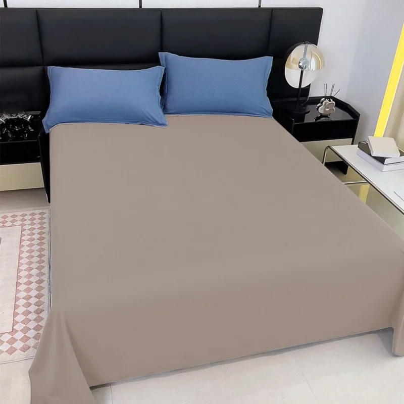 Bed Sheets Queen Set Bed Sheet Piece Dormitory By Household Solid Color Plain Bed Sheet Piece Sheet Sets
