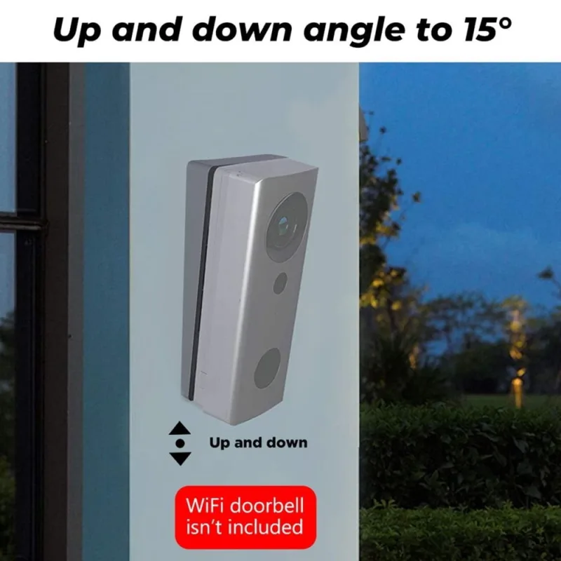 Upgrades Doorbell Mount Easy Installation Doorbell Support Convenient Doorbell Hold PC Improve Home Security Easily