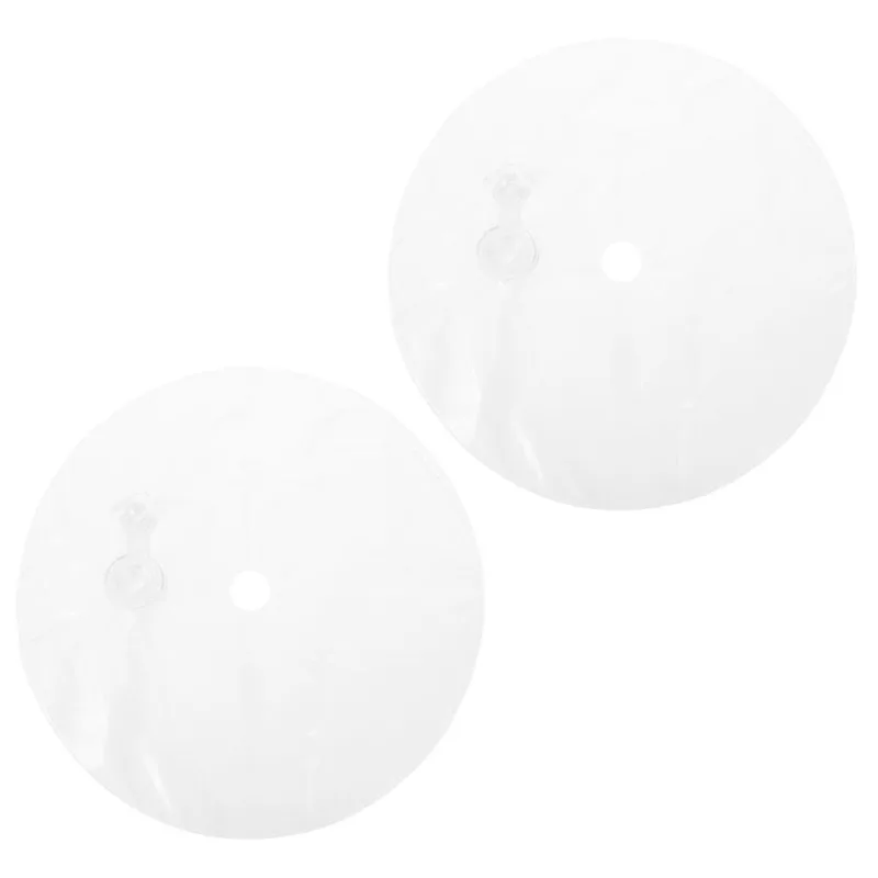 2-Pack White Round Patio Umbrella Weight Bags, Windproof & Water Resistant Outdoor Base Accessories