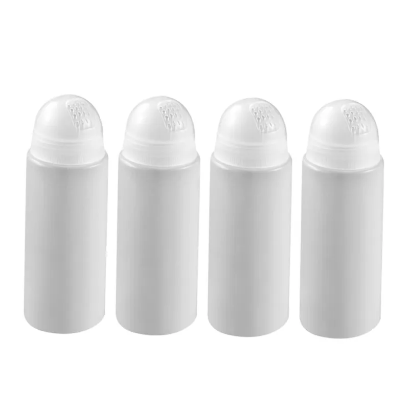4Pcs Plastic Kitchen Seasoning Bottles with Stylish Design for Table Use