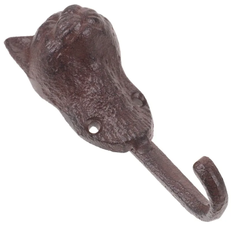 Light Brown Iron Wall Hooks for Home Bathroom Bedroom