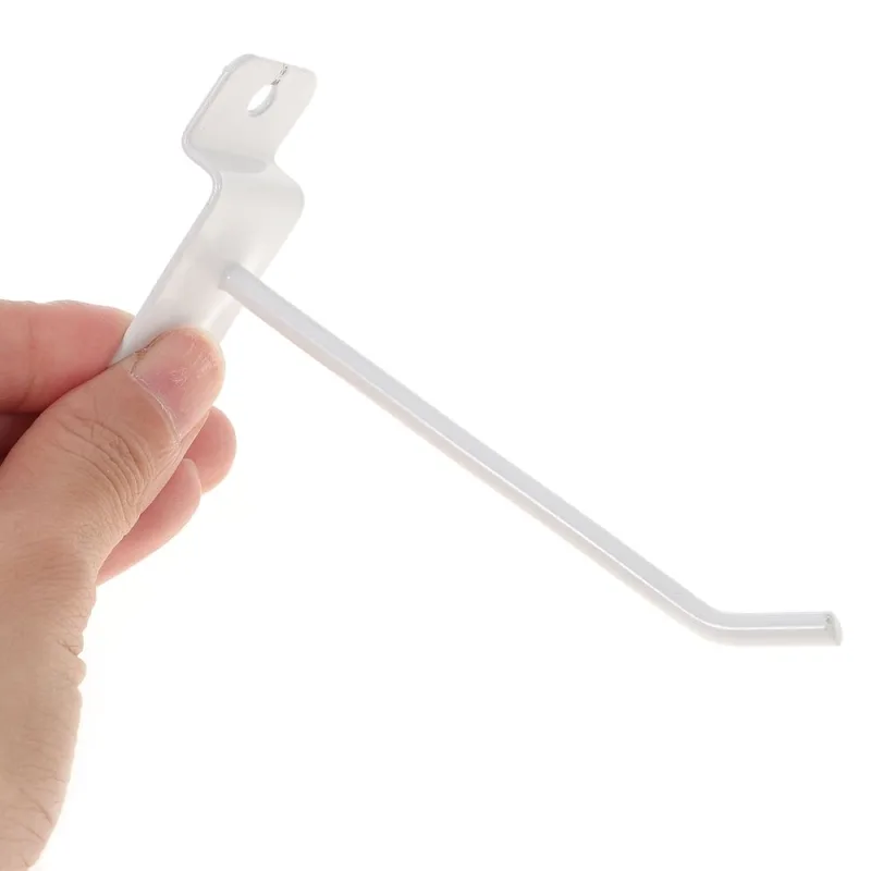 30Pcs Slatwall Design Tool Hanger Hooks White for Workshop