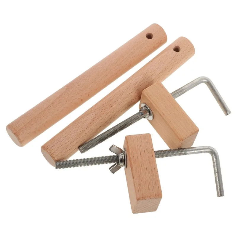 2pcs Wood Bracelet Maker Frame DIY Craft Tool for Weaving Lanyards