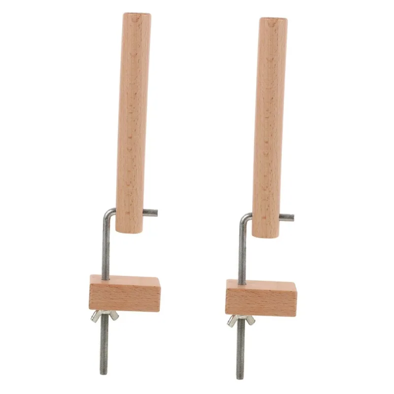 2pcs Wood Bracelet Maker Frame DIY Craft Tool for Weaving Lanyards