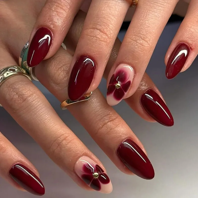24pcsStunning Press-On Nails for Every Occasion – Easy to Apply, Flawless Finish (Deep Red) 24pcsStunning Press-On Nails for Every Occasion – Easy to Apply, Flawless Finish (Deep Red)