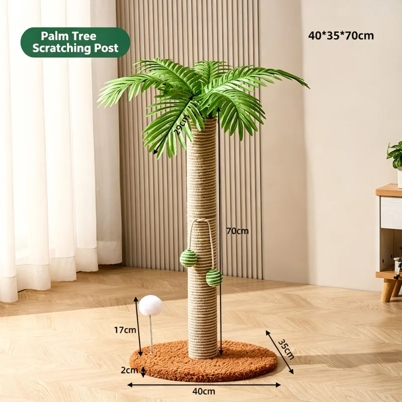 Coconut Tree Cat Scratching Post Classic Style