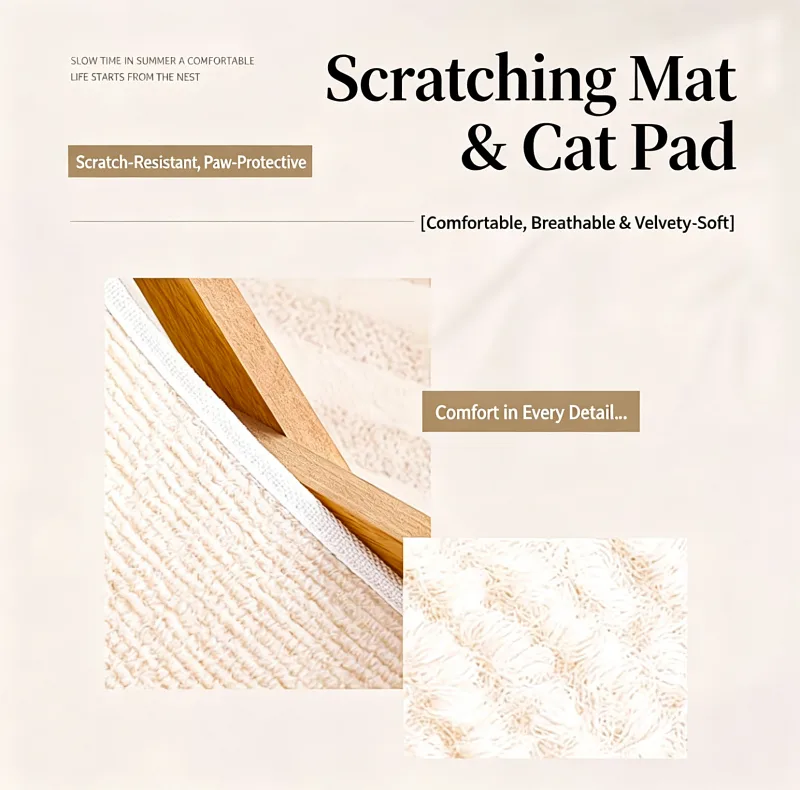 X-Shaped Cat Lounge Sofa with Candy Fabric