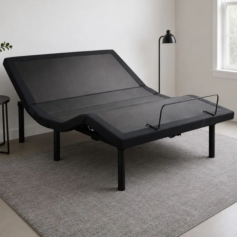 Therapedic Versa Electric Double Adjustable Bed Base Frame with Massage Dual Motor Zero Gravity & Wireless Remote