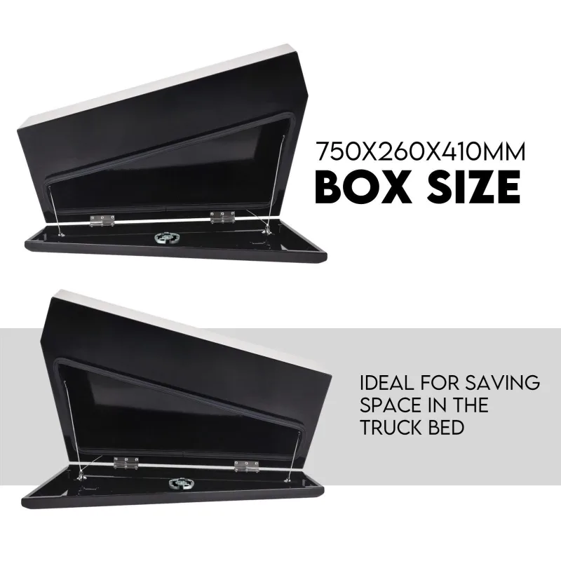 750mm Pair of Under Tray Undertray Tool Box Steel Underbody Toolbox