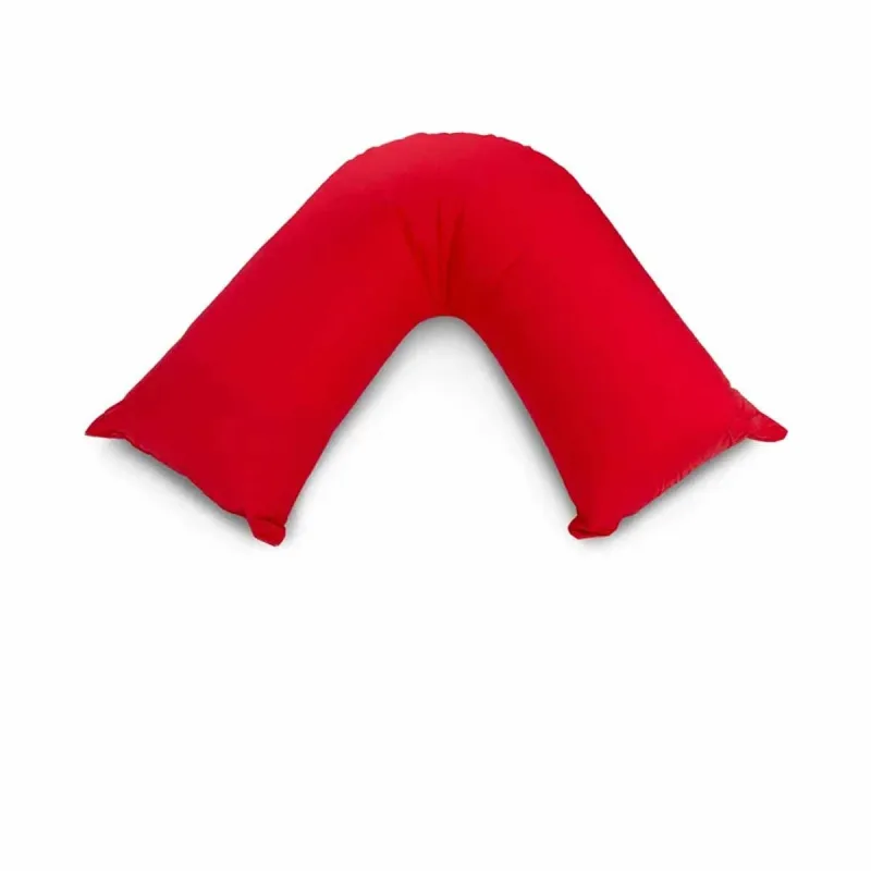 Easyrest Aus Made Medium Support Filled V Shape Pillow 64 x 39 cm – Flame