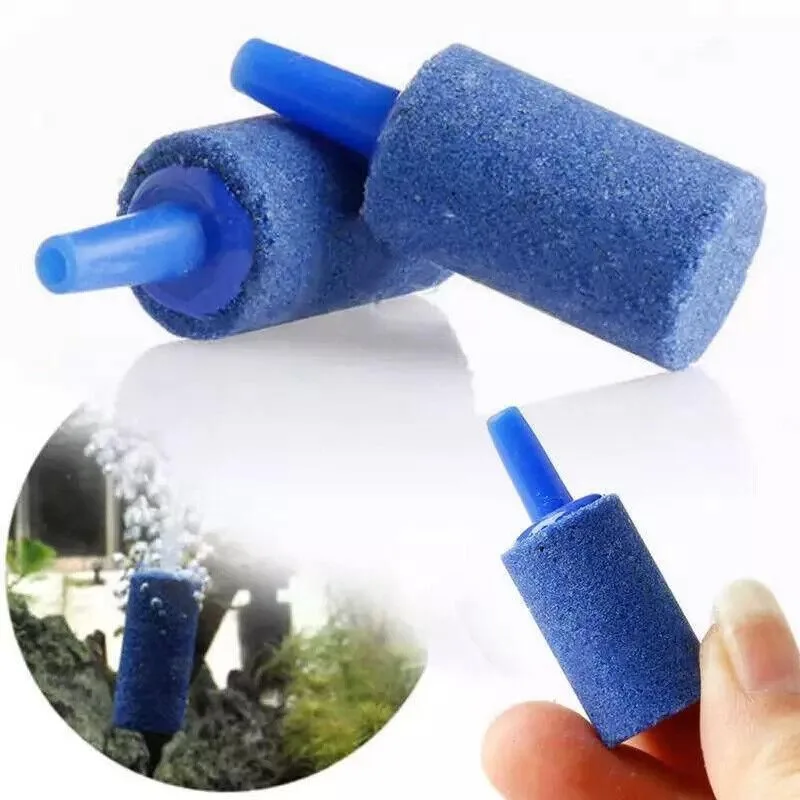 10Pcs Air Stone Aerator Diffusers for Aquarium Oxygen Bubbles – Black