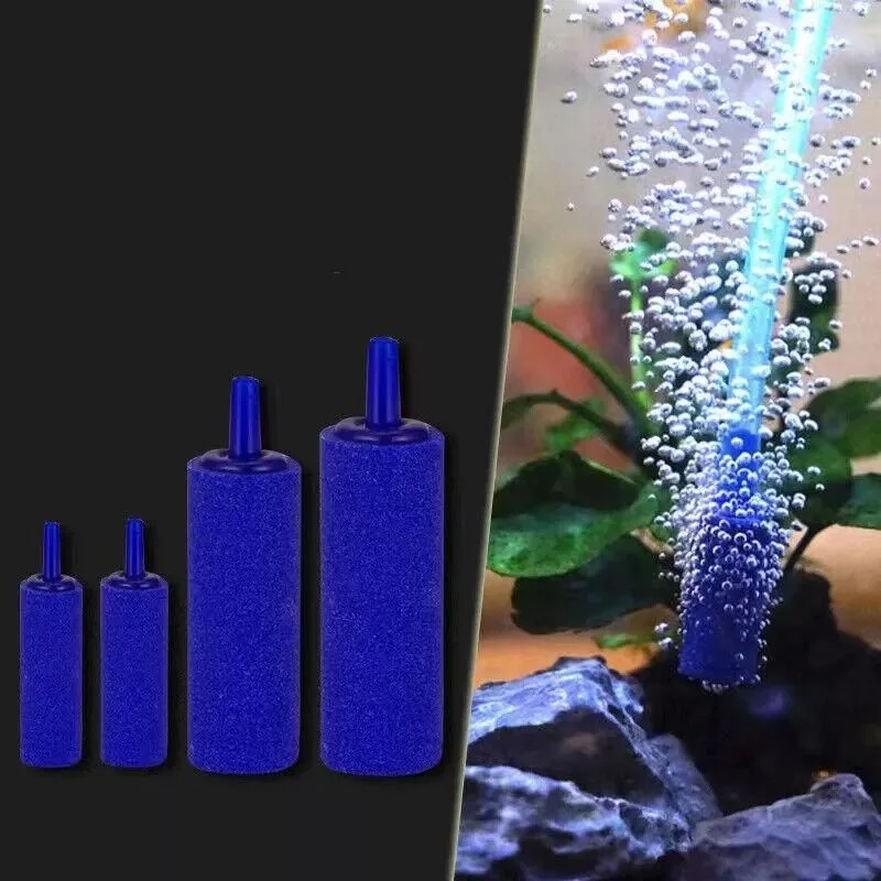 10Pcs Air Stone Aerator Diffusers for Aquarium Oxygen Bubbles – Black