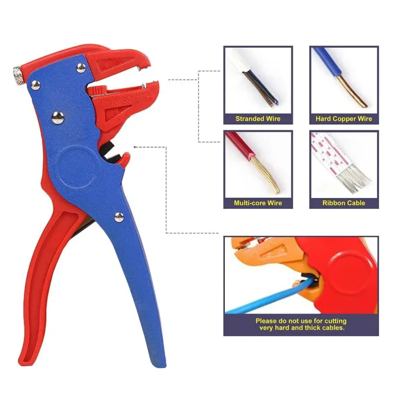 2in1 Wire Stripper Electrical Crimping Pliers Multifunction Duck Beak Plier Tool – Yellow
