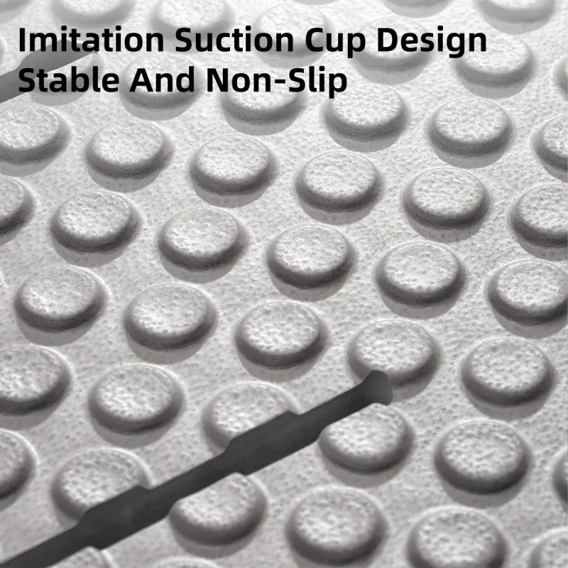 Bathroom Floor Mat Non Slip Shower Rug Soft Quick Dry Household Bath Carpet Mat – Grey