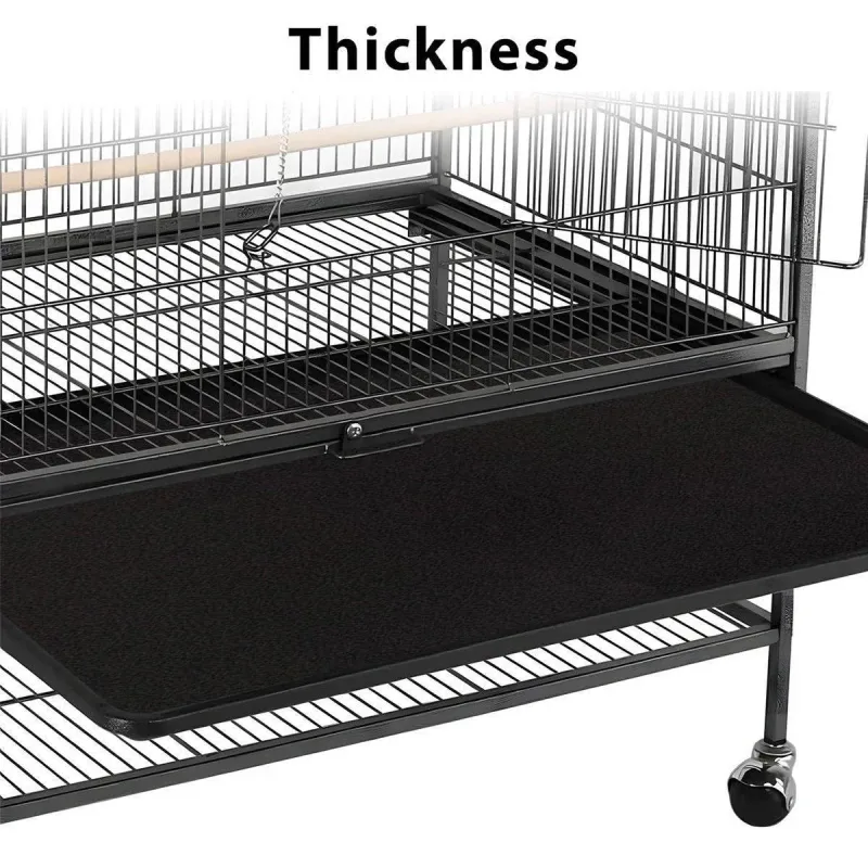 30pcs Disposable Birdcage Liner Pads Pet Cage Liner Bedding for Birds and Parrot