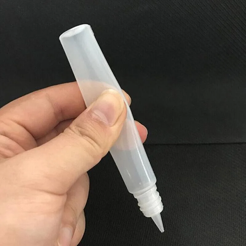 10X Squeezable Empty Plastic Needle Tip Oil Liquid Dropper Bottle Eye Drop 15Ml