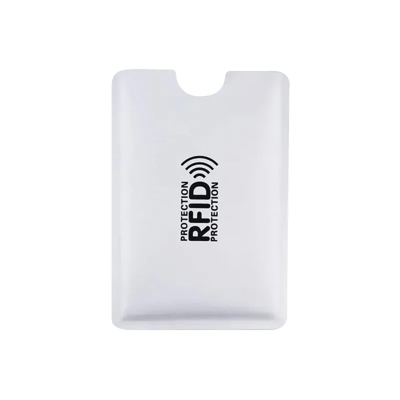 100pcs RFID Blocking Card Sleeve NFC Bank ID Protector Aluminium Foil Case