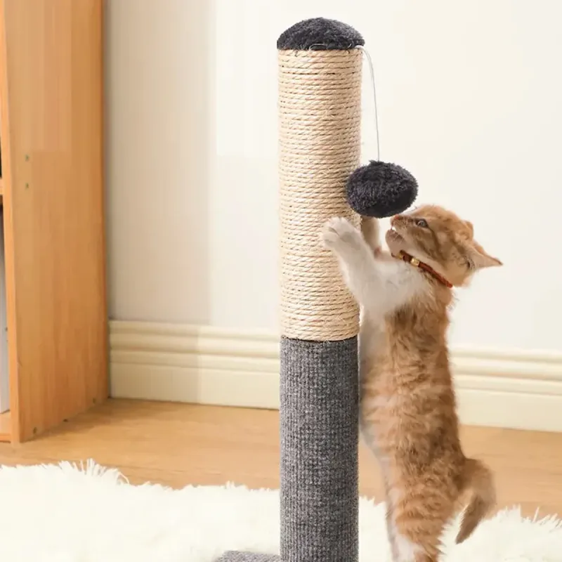 Sisal Cat Claw Board Vertical Scratching Post Simple Cat Scratch Pad Furniture